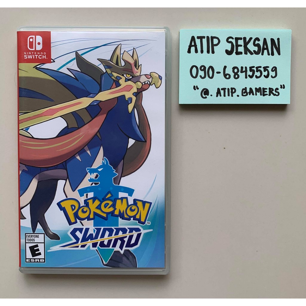 พร้อมส่ง _ _ | NSW STEEL CASE POKEMON SWORD (เกม Nintendo Switch ...