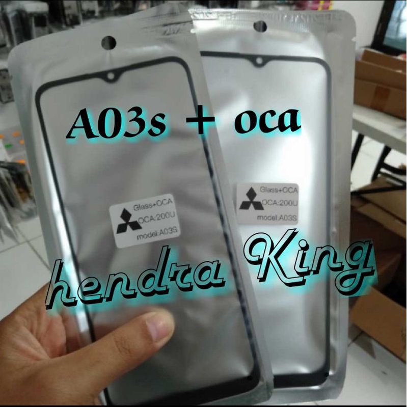 กระจก lcd Samsung A03s oca