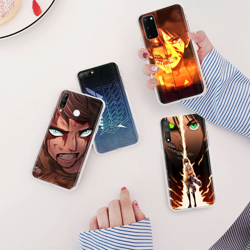 ML-18 Attack on Titan Soft Clear Case สําหรับ Infinix Zero X NEO S5 Lite 4 4C 5 6 8 8I Pro ปกอ่อนโปร