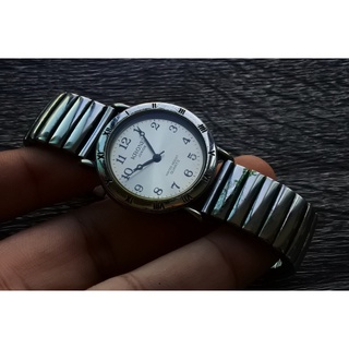 นาฬิกา Vintage มือสองญี่ปุ่น KRONE JUNIOR ระบบ Quartz Unisex ใช้งานได้ปกติ สภาพดี ของแท้ 100% เปลี่ยนถ่านใหม่แล้ว