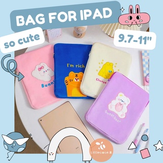 พร้อมส่งใน🇹🇭 กระเป๋าใส่ไอแพด กระเป๋า ipad bag ถอมเครื่อง ใส่ขนาด9.7-11นิ้ว ถนอมเครื่อง น้องขนนุ่มนิ่ม