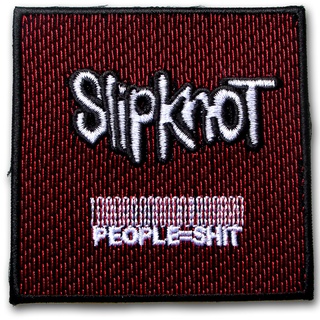 อาร์มติดเสื้อ ตัวรีดติดเสื้อผ้า อาร์ม ตัวรีด หมวก วงดนตรี ร็อค เฮฟวี เมทัล Slipknot Patch Embroidered Iron on