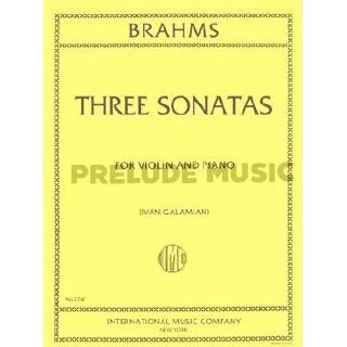 (โค้ดINCSM2Lลด70฿) (Violin and Piano) Brahms, J: Three Sonatas op.78, 100 &amp; 108 (IMC2742)