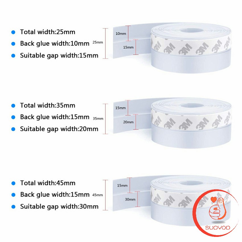 กันฝุ่น กันลมออกกันเเมลง  ซิลิโคนติดขอบประตู  sealing strip ราคา ถูกที่สุด ดีลบีเคเค แกลเลอรีภาพที่ 4