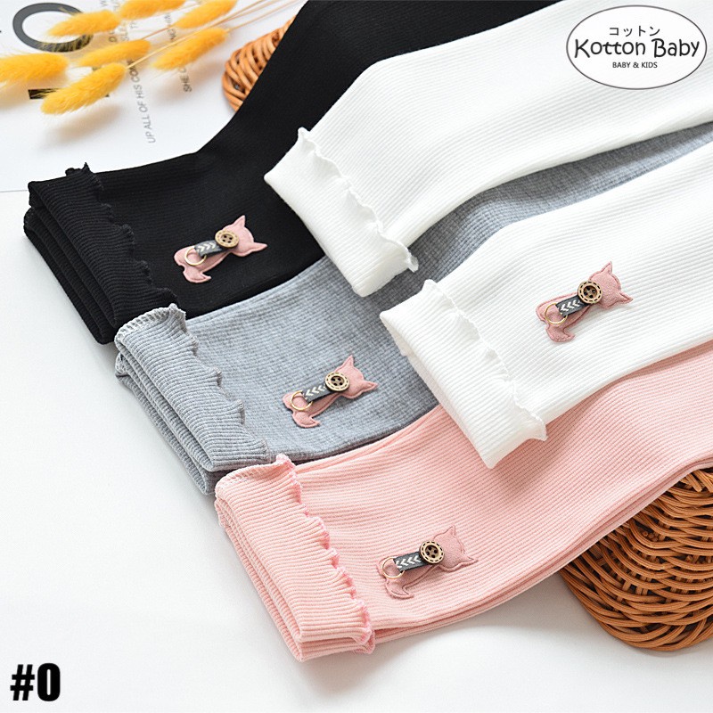1-5ปี | CHILDRENS BASIC LEGGINGS / GIRLS SOFT IMPORTED PANTS O Catalog cool