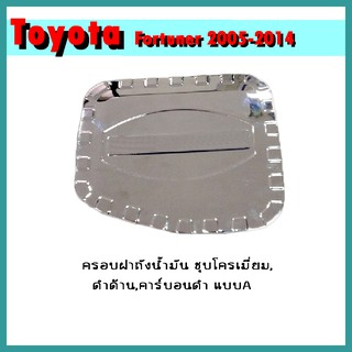 ครอบฝาถังน้ำมัน FORTUNER 2005-2014 ดำด้าน แบบA