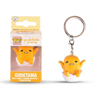 funko pop 2 the egg yolk gudetama lazy พวงกุญแจตุ๊กตาของเล่นสําหรับเด็ก