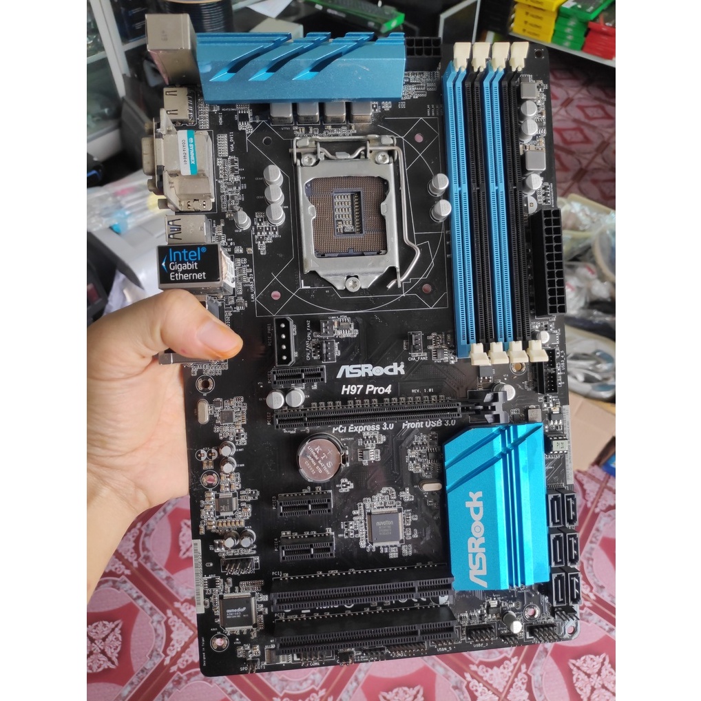 MAINBOARD (เมนบอร์ด) 1150 ASROCK H97-PRO4 มือสอง