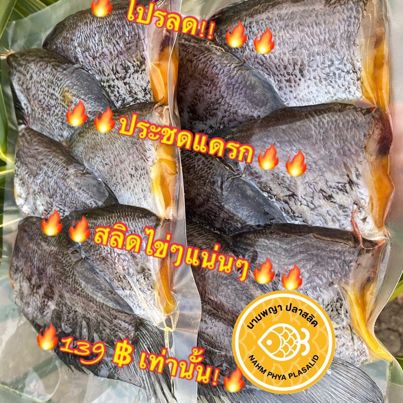 ปลาสลิดมีไข่ ใหญ่ แน่น 5-6-7ตัว (น้ำหนักครึ่งโล)