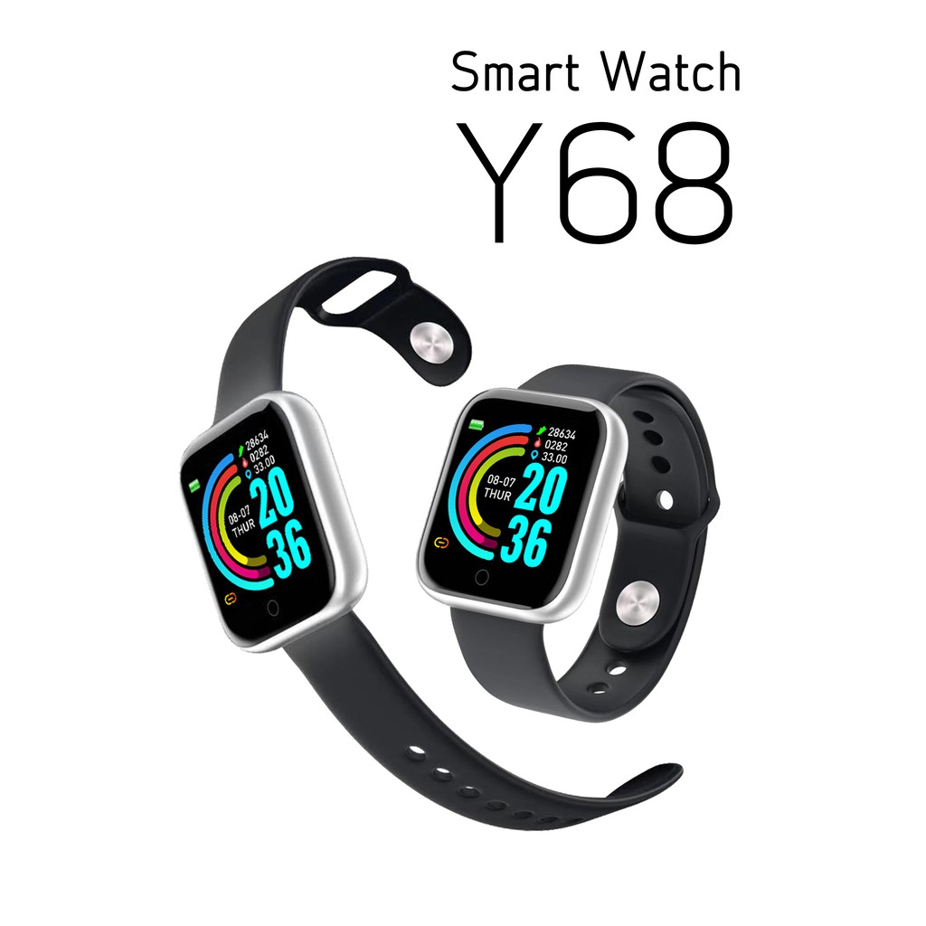 สมาทวอทช์ D20 Smart watch Y68 เหมือน P80 Pro / P70 นาฬิกาอัจฉริยะ นาฬิกาข้อมือ นาฬิกาอัจฉริยะ สมาทวอช ผู้ชาย ผู้หญิง