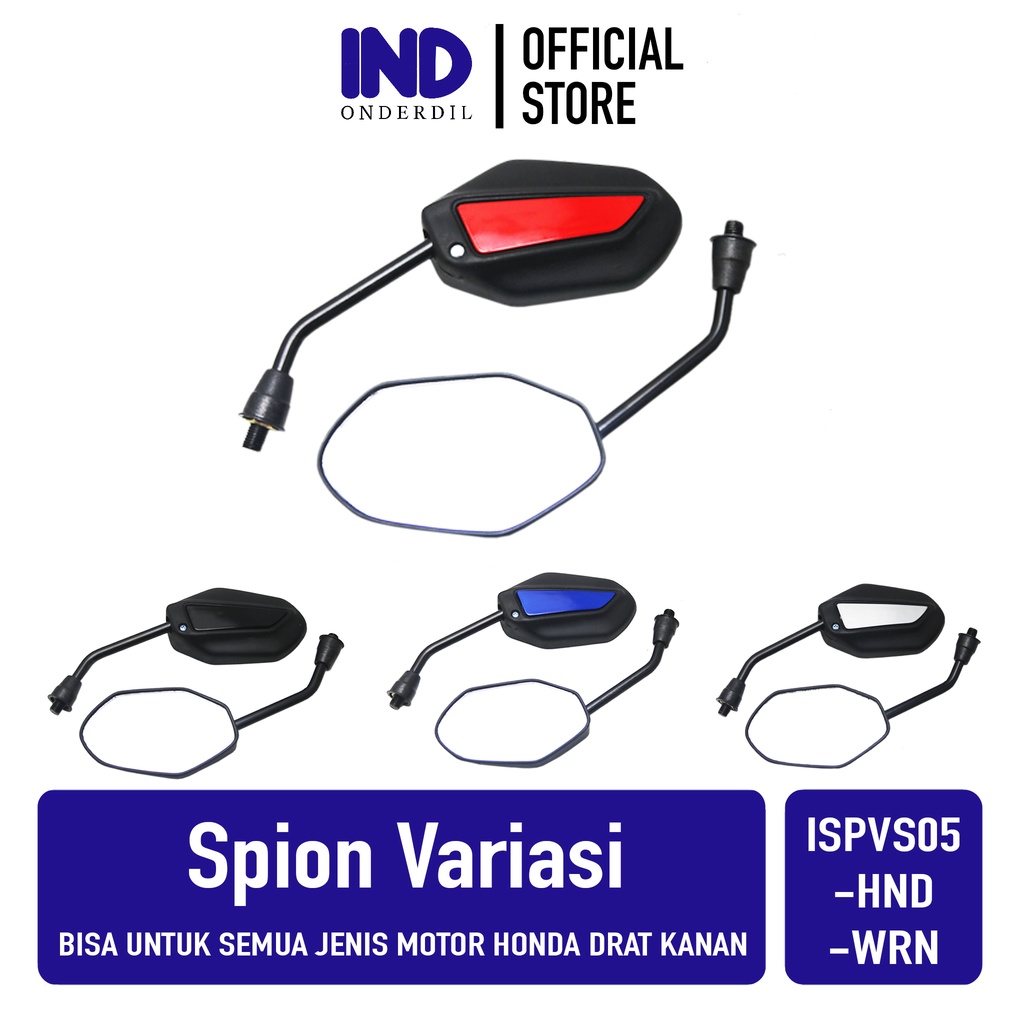 MERAH IND กระจกมองหลังอะไหล่-Sepion-กระจก-ซ้ายขวากระจกชุด Variations S05 All Types of Honda Motorcyc