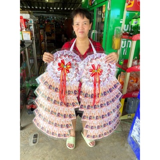 มลัยธนบัตร100ใบพวงเปล่า