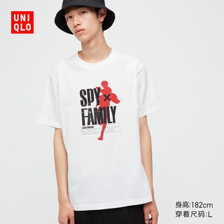 Uniqlo UT เสื้อยืดแขนสั้น พิมพ์ลายอนิเมะ Spy Play House สําหรับผู้ชาย ผู้หญิง 451867