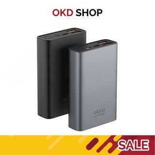 Eloop รุ่น E29 แบตสำรอง Power Bank ความจุ 30000mAh มีชาร์จเร็ว Quick Charge 3.0 และ Power Delivery