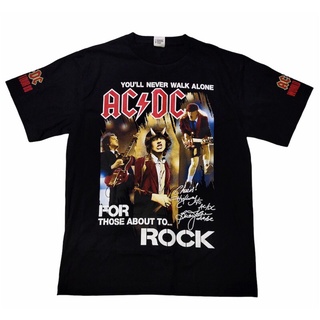 เสื้อยืดโอเวอร์ไซส์🔥 เสื้อวง AC/DC acdc เสื้อยืด ACDC world tour 88 🔥S-4XL