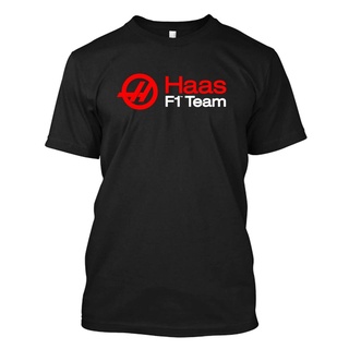 เสื้อยืดครอปเสื้อยืด พิมพ์ลายกราฟฟิค Haas F1 RacingS-5XL