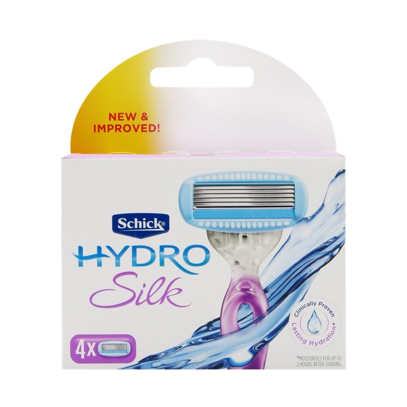 Schick HYDRO SILK 5 RAZOR (Kit 2) (สำหรับผู้หญิง 5ใบมีด)รุ่นใหม่