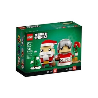 Lego Brick Headz 40274 - Mr And Mrs Claus คริสต์มาสใหม่ &amp; ผนึกปิดผนึก