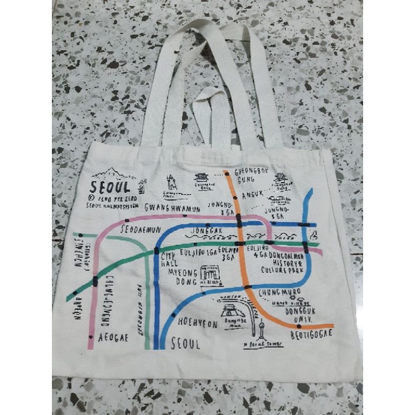 Tole bag กระเป๋าผ้าแคนวาสมือ 2