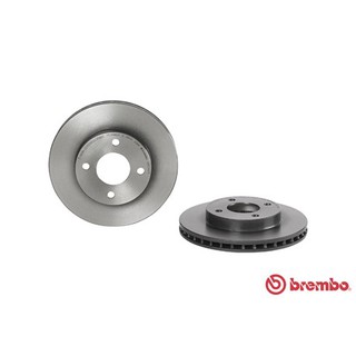 จานเบรคหน้า NISSAN MARCH ECO CAR K13 1.2 1.5 2010- NOTE E12 1.2 1.5 2013-2016 จาน 238มิล 09 C062 11 BREMBO