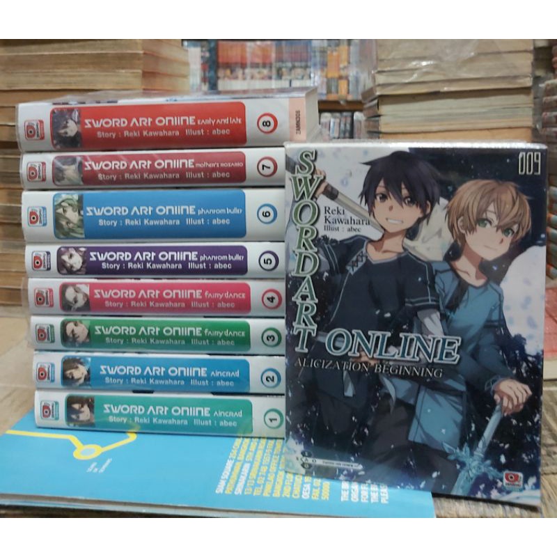 SWORDART ONLINEเล่ม1-9ไม่จบขายยกเซต