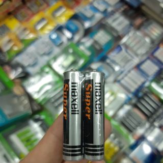 (2ก้อน) ถ่าน Maxell Size AAA R03 1.5V (ขนาดเล็กชาร์จไม่ได้)  ของใหม่ ของแท้