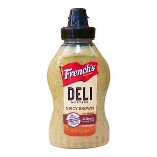 โปรโมชัน! เฟร้นซ์ สไปซี่มัสตาร์ด 340 กรัม French Daily Mustard 340 g