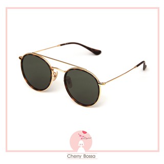 แว่นตากันแดดแบรนด์ Circus Eyewear รุ่น Vintage Sun : 3647 Marble / Black PL Size 51 MM.