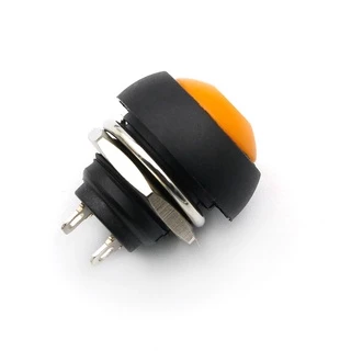 สวิตช์กดติด ปล่อยดับ PBS-33b 2Pin Mini Switch 12mm 1A 250V ACWaterproof momentary Push button Switch Non-locking