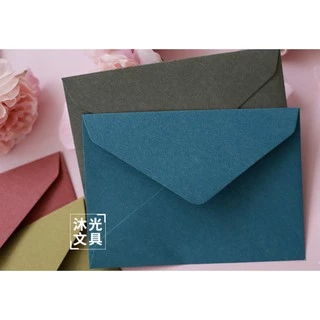 ซองจดหมาย วินเทจ 120G 4x6 5x7 เเละ นามบัตร มี 24 สี แพคละ 20 ชิ้น