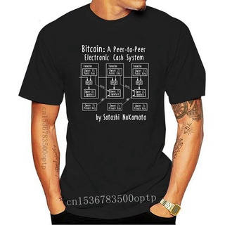 เสื้อยืด พิมพ์ลาย Satoshis Bitcoin Diagram ของขวัญ สไตล์คลาสสิก ไม่ซ้ําใคร สําหรับผู้ชาย 776533Size S-5XL