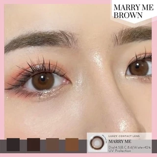 Luxzy lens Marry Me Brown ค่าสาตา0.00-600