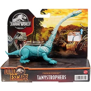 Jurassic World Fierce Force Tanystroheous Camp Cretaceous ไดโนเสาร์แท้ Strike Motion Action Figure, Movable Joints