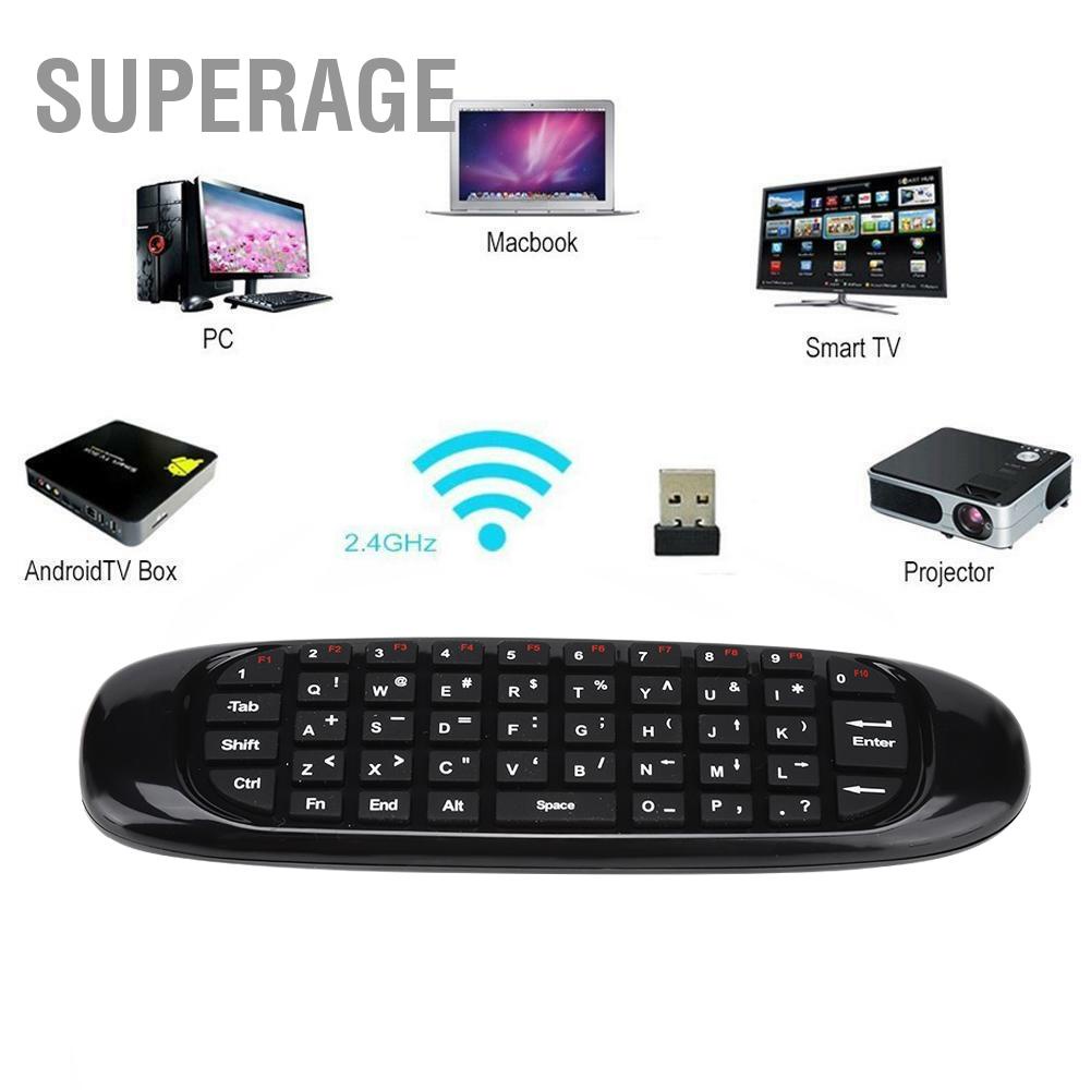 Superage C120 Usb 2.4G เมาส์คีย์บอร์ดไร้สายสําหรับ Windows/Mac Os/Android/Linux
#8