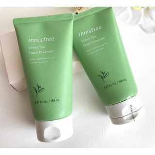 innisfree Green tea foam cleanser (150ml)อินนิสฟรี โฟมล้างหน้าอินนิสฟรี โฟมล้างหน้าชาเขียว สูตรใหม่