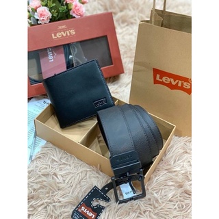 Levi’s Belt and Wallet Gift Set  Code:B22D180465  แบรนด์แท้ 100% งาน Outlet