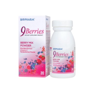 BIOPHARM 9 BERRIES 30S ไบโอฟาร์ม 9 เบอร์รี่ส์ 30 เม็ด