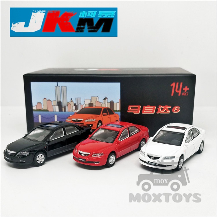 ▨♝♨JKM 1:64 Mazda 6 White/Red/Black Diecast Model Car