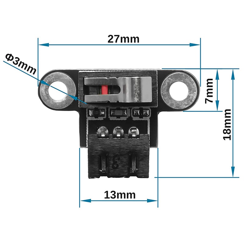 6PCS Mini Limit Switches with 1M 3 Pin Cable for 3018-PROVer/3018-MX3/3018-PROVer Mach3 #7