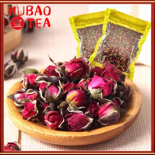 ชาดอกไม้ ดอกกุหลาบทอง ชากุหลาบทอง 金边玫瑰花茶 花茶 rose tea สามารถปรับปรุงปัญหาการนอนไม่หลับ 100-500g