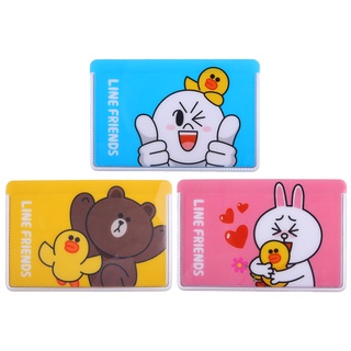 Hong Kong Line &amp; Friends Cony Moon Brown ซองใส่บัตร Pvc