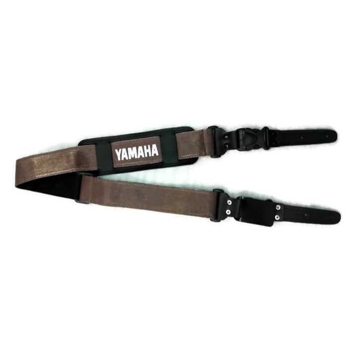 YAMAHAสายสะพายกีตาร์ สำหรับกีตาร์โปร่งกีตาร์ไฟฟ้าและกีตาร์เบส (สีน้ำดำ)