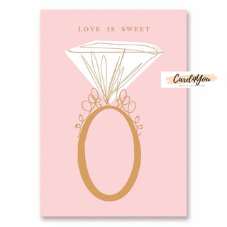 [Card4You]💖การ์ดบอกรัก+พร้อมซอง Love is all around Collection