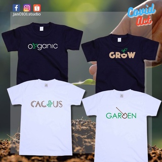 เสื้อยืด Anuruk  Covid Act - Gardening ไซส์ S, M, L ผลิตตามสั่ง ชำระปลายทาง