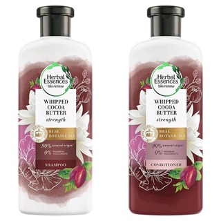 Herbal Essences Whipped Cocoa Butter Strength เฮอร์บัล เอสเซนส์ แชมพู/ครีมนวดผม สูตรสเตรนจ์ 400 มล.