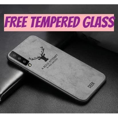 CASE SAMSUNG GALAXY A7 2018 J7 PRO HONOR 8X 3D PRINT DEER ฝาครอบผ้านุ่ม