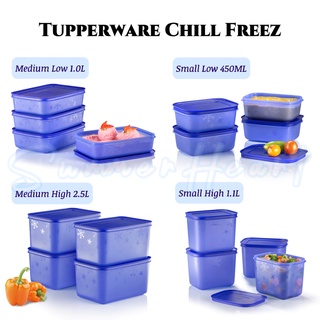 TUPPERWARE ทัปเปอร์แวร์แช่เย็น ขนาดเล็ก กลาง (450 มล. 1.0 ลิตร 1.1 ลิตร 2.5 ลิตร)