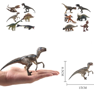 โมเดลฟิกเกอร์ไดโนเสาร์ Jurassic World Velociraptor พลาสติก ของเล่นสําหรับเด็ก