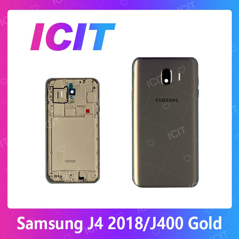 Samsung J4 2018/J400 อะไหล่บอดี้ เคสกลางพร้อมฝาหลัง Body For samsung j4 2018/j400 อะไหล่มือถือ ICIT 2020