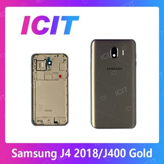 Samsung J4 2018/J400 อะไหล่บอดี้ เคสกลางพร้อมฝาหลัง Body For samsung j4 2018/j400 อะไหล่มือถือ ICIT 2020